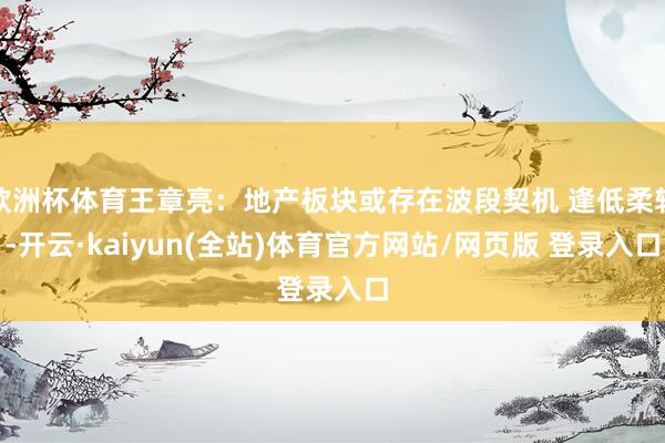 欧洲杯体育王章亮:地产板块或存在波段契机 逢低柔软-开云·kaiyun(全站)体育官方网站/网页版 登录入口